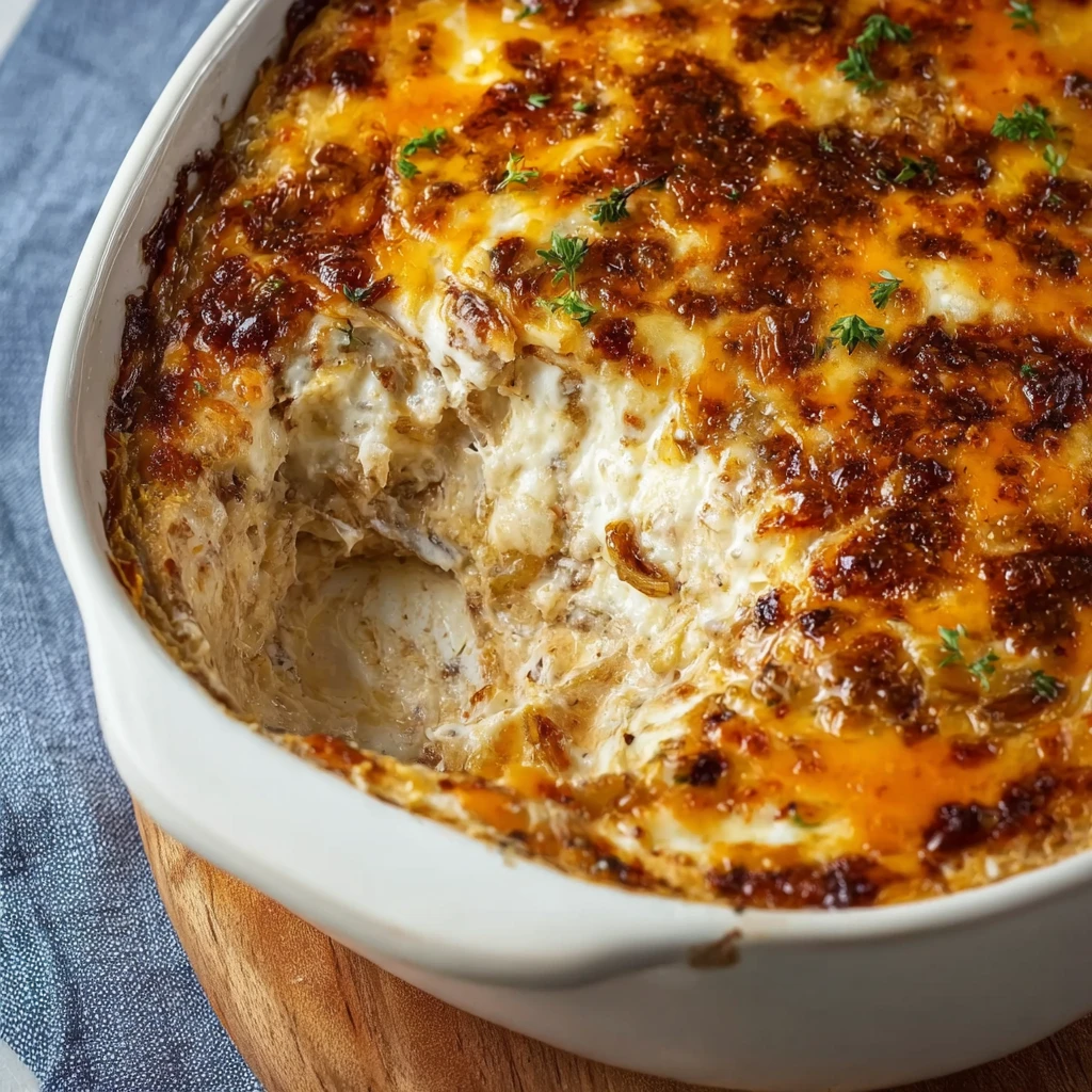 Baked French Onion Dip