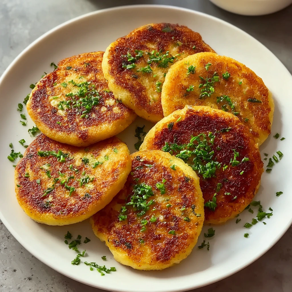 Cheesy Potato Pancakes