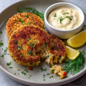 Delicious Vegan Crab Cakes with Dill Remoulade to Impress