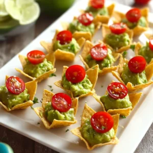 Gluten-Free Chip and Guacamole Bites for Flavorful Snacking