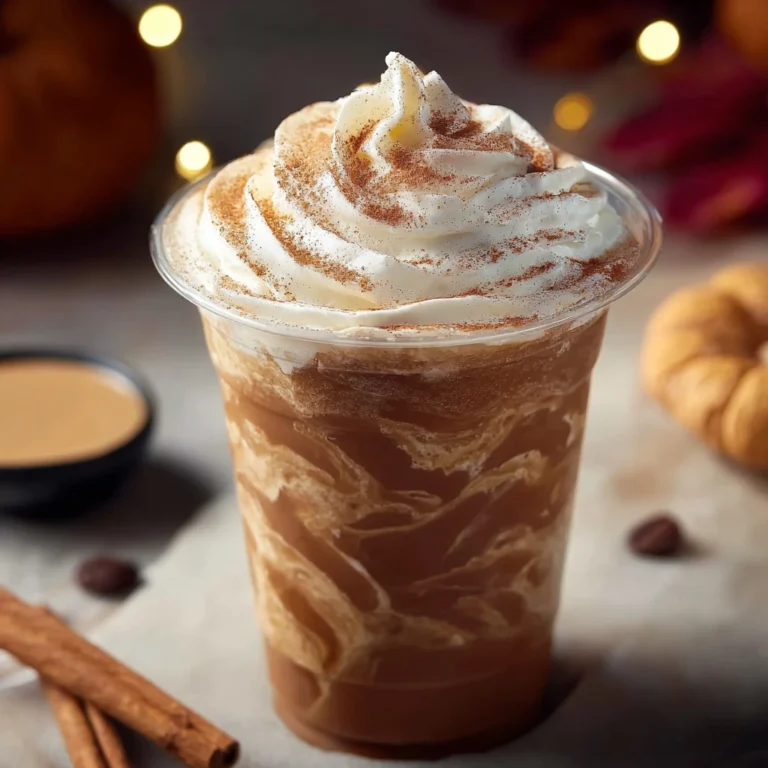 Indulge Cozy Pumpkin Spice Frappuccino Recipe