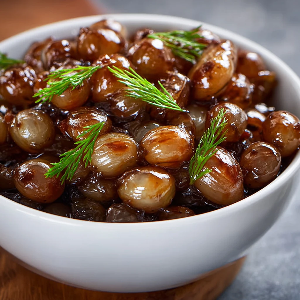 Irresistible Balsamic Glazed Pearl Onions Recipe