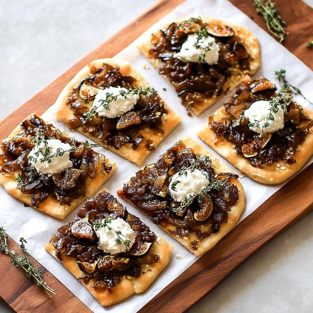 Irresistible Caramelized Onion Fig Flatbread Recipe