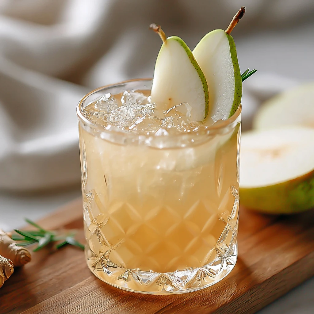 Irresistible Ginger Pear Mocktail Recipe Refreshing Sips