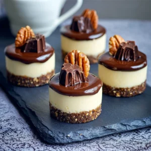 Irresistible Mini Turtle Cheesecakes for Chocolate Lovers