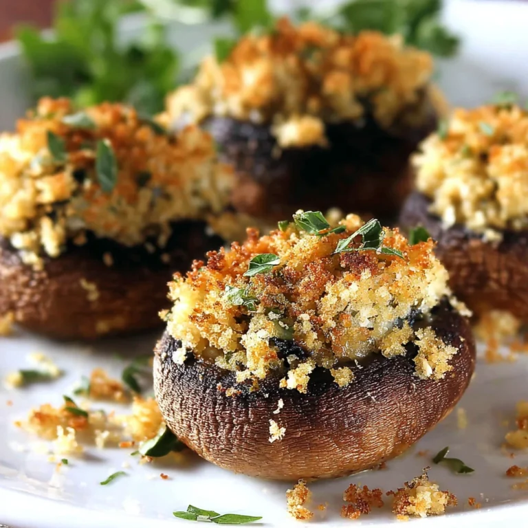 Irresistible Stuffed Mushrooms Parmesan Herbs