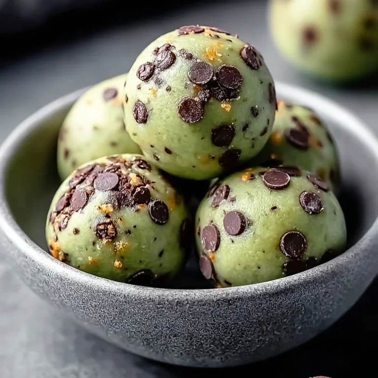 Mint Chocolate Chip Protein Balls Recipe Healthy Snacking