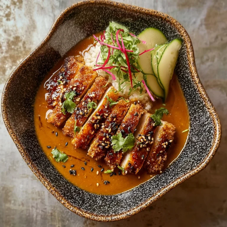 Misohoney Chicken Katsu Curry Zesty Pickled Pears
