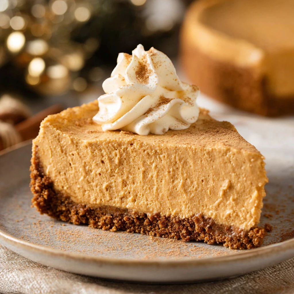 Bake Gingerbread Cheesecake Creamy Makeahead Christmas Dessert