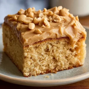 Old-Fashioned Peanut Butter Cake