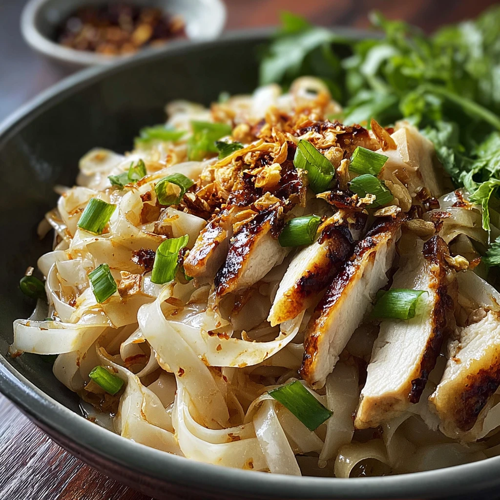 Savor Authentic Kuay Tiew Kua Gai Thai Noodles