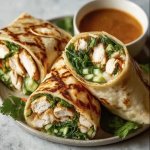 Savor the Flavor with Creamy Sesame Chicken Wraps Today