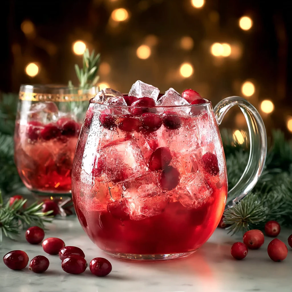 Sparkling Cranberry Pomegranate Punch Festive Cheers