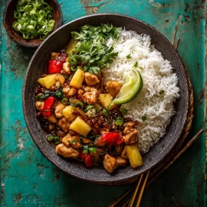 20 Minute Ginger Pineapple Chicken Stir Fry for Quick Bliss