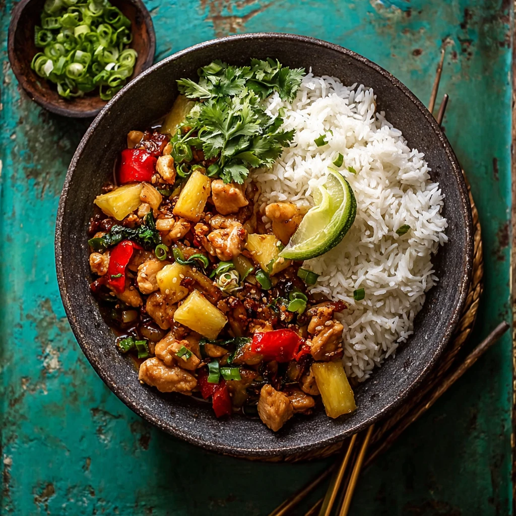 Minute Ginger Pineapple Chicken Stir Fry Bliss