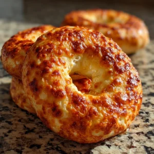 3-Ingredient Cottage Cheese Bagels