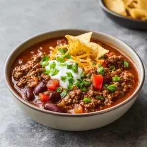Beef and Bean Chili