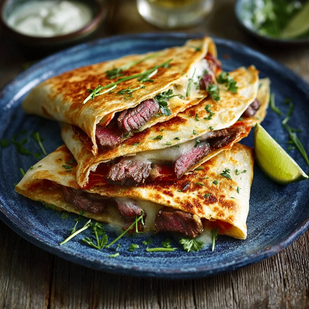 Beef Steak Quesadillas
