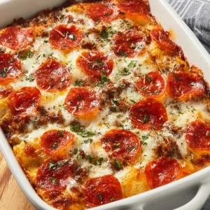 Bubble Up Pizza Recipe | Easy Pizza Casserole With Biscuits