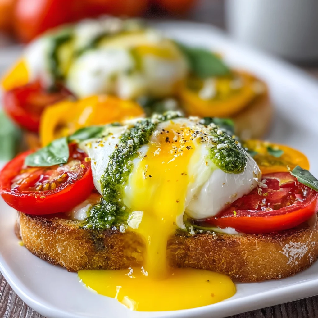Caprese Pesto Benedict