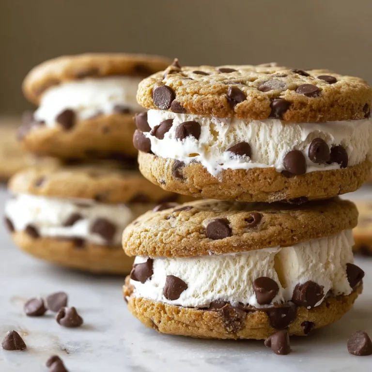 Chocolate Chip Ice Cream Sandwiches