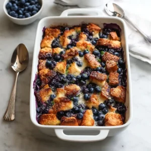 Blueberry French Toast Casserole