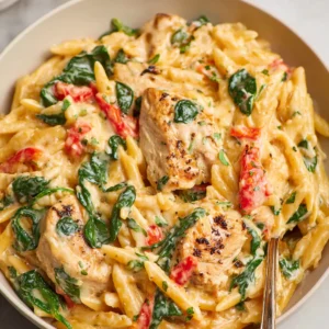 Creamy Baked Chicken Orzo