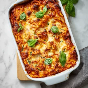 Creamy Baked Tortellini Casserole: A 5-Ingredient Wonder