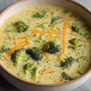 Creamy Broccoli Cheddar Soup