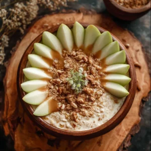 Creamy Caramel Apple Bowl