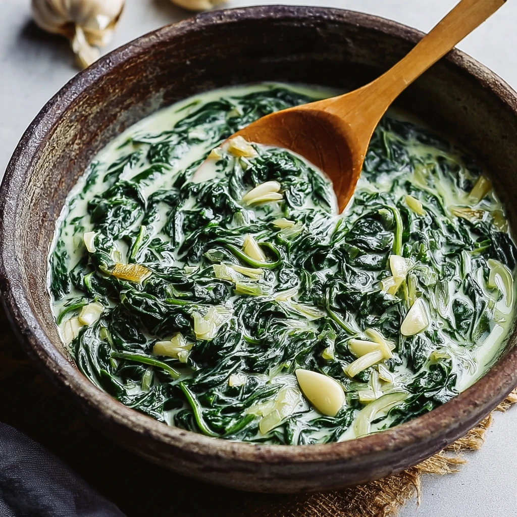 Creamy Coconut Creamed Spinach Tropical Delight Recipe