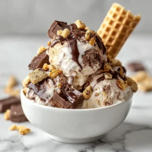 Creamy No-Churn S’More Ice Cream You’ll Crave All Summer