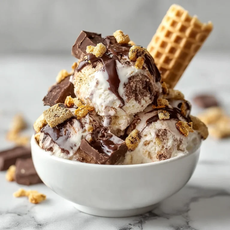 Creamy Nochurn Smore Ice Cream Youll Crave All