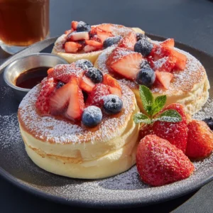 Traditional Fluffy Japanese Souffle Pancakes