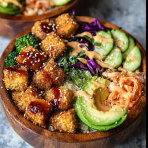 Crispy Bang Bang Salmon Bites Bowls – Flavorful Weeknight Winner