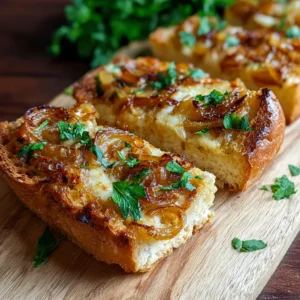 Crispy Chilli Roasted Onion Garlic Bread You’ll Crave Daily