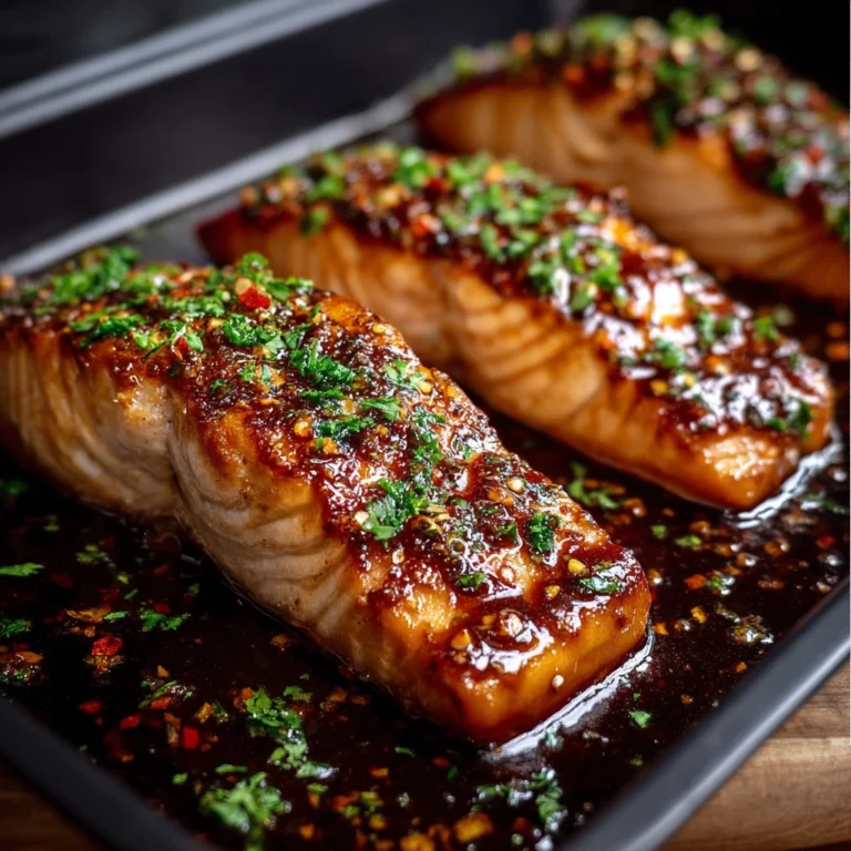 Crispy Honey Garlic Glazed Salmon Recipe That Pops