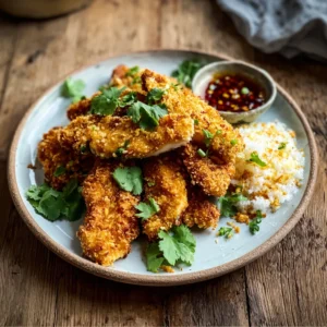 Crispy Katsu Cornflake Chicken in Under 30 Minutes