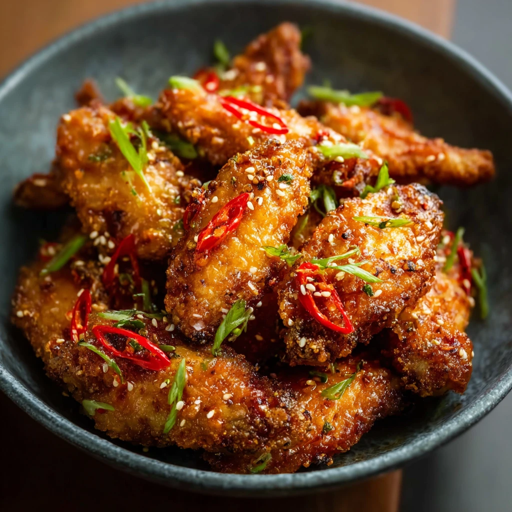 Crispy Sichuan Pepper Chicken Wings Flavor Lovers