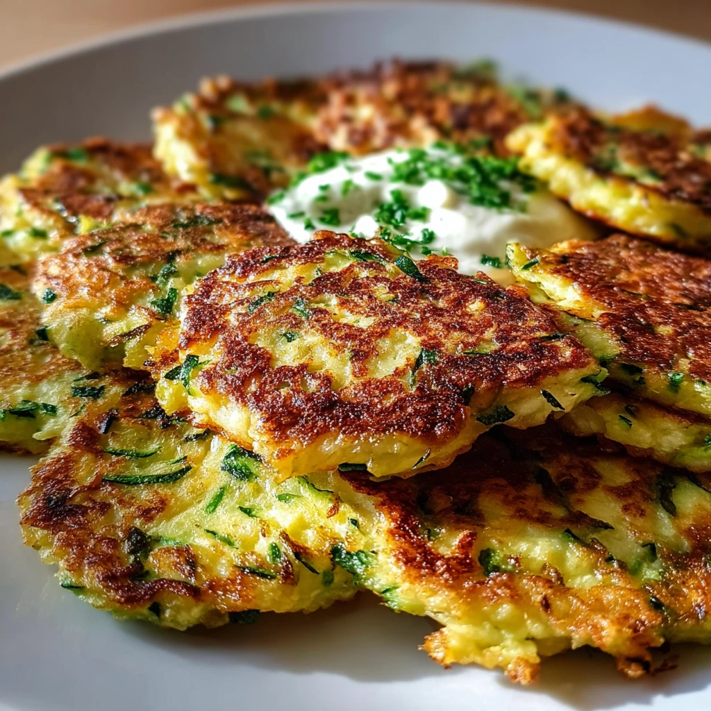Crispy Zucchini Fritters