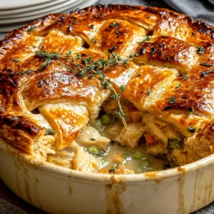 Delicious Herb Butter Chicken Pot Pie Recipe to Savor