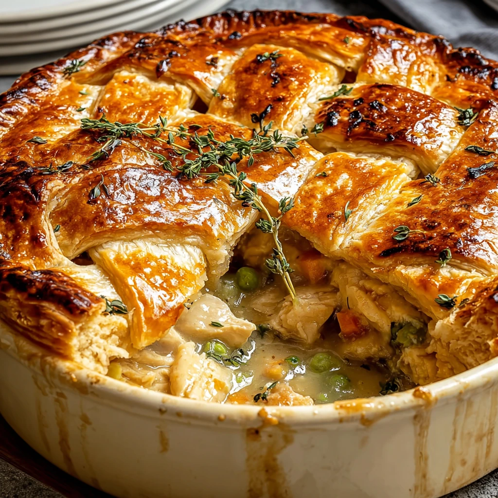 Delicious Herb Butter Chicken Pot Pie Recipe Savor