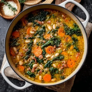 You have to try this Tuscan White Bean Soup!
