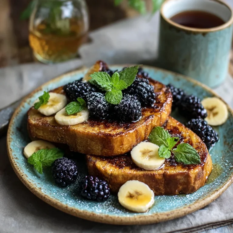 French Toast Caramelised Banana Crust Sweet Twist