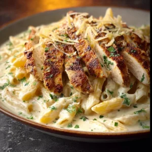 Grilled Chicken Alfredo Pasta