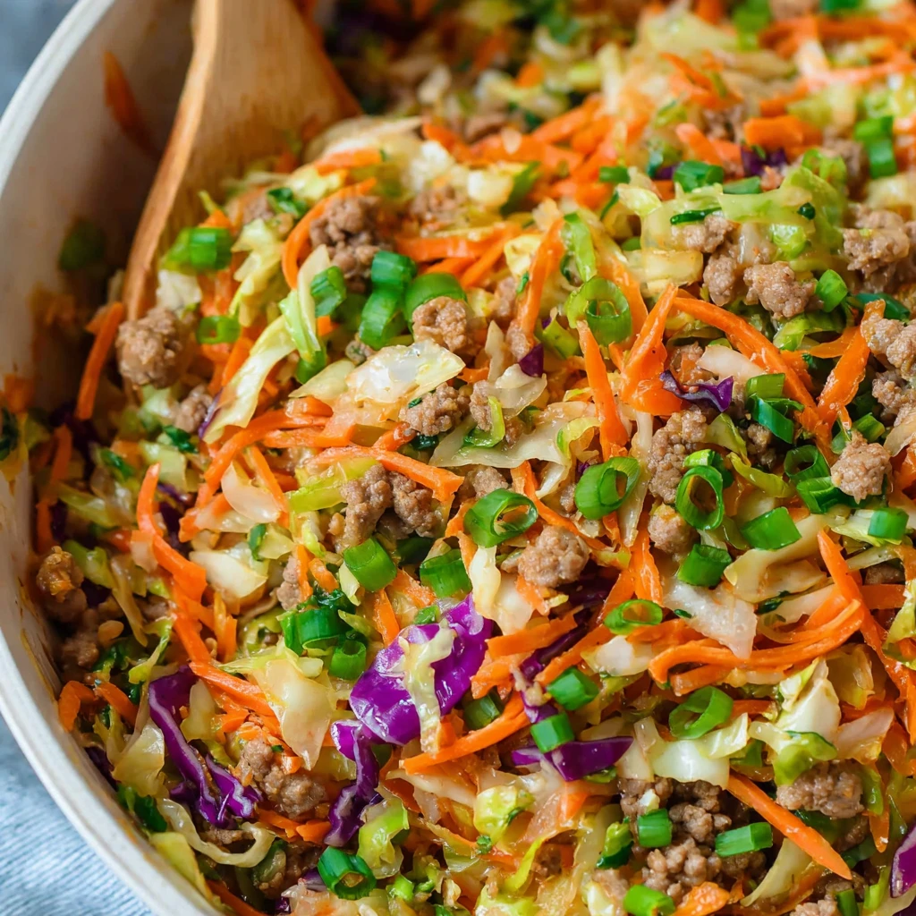 Ground Turkey Egg Roll Bowls