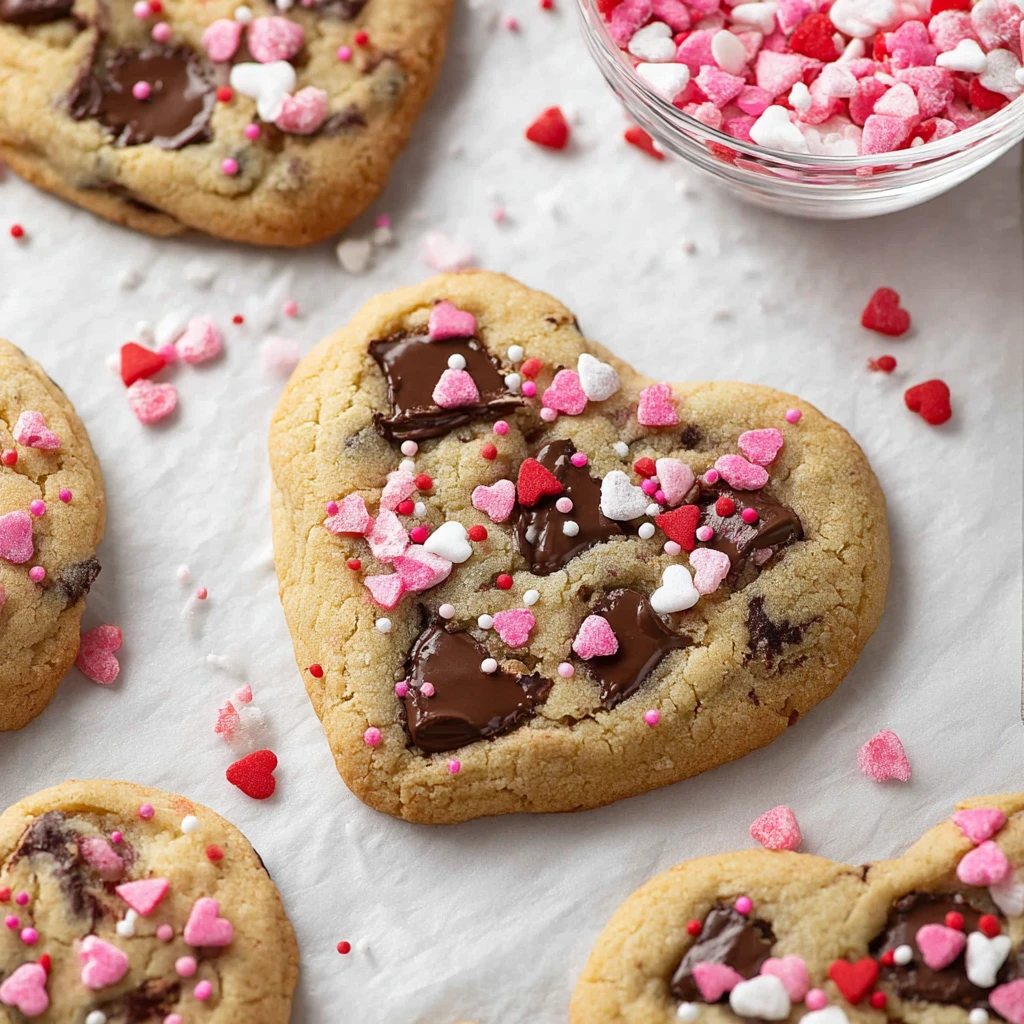 Heart-shaped Chocolate Chip Cookies Heart-shaped Dessert Ideas How To Bake Heart Cookies Romantic Dessert Ideas For Couple...