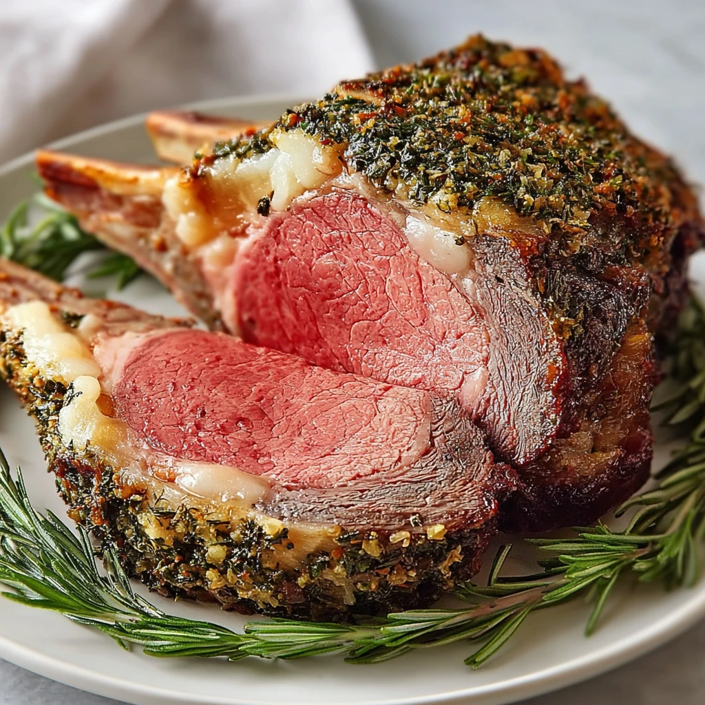 Herb Crusted Rib Roast
