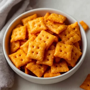 Homemade Cheez Its