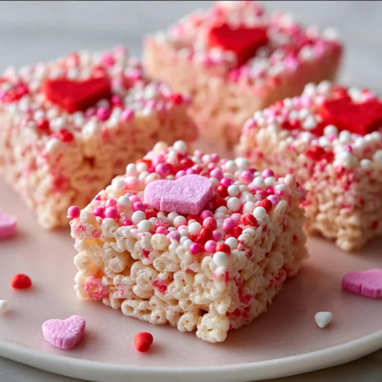 Homemade Rice Krispies Treats Valentines Day Bliss